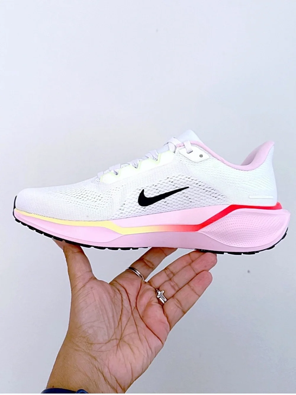 Nike Air Zoom Pegasus 41 Women’s Running Shoes White/Black/Pink Gradient